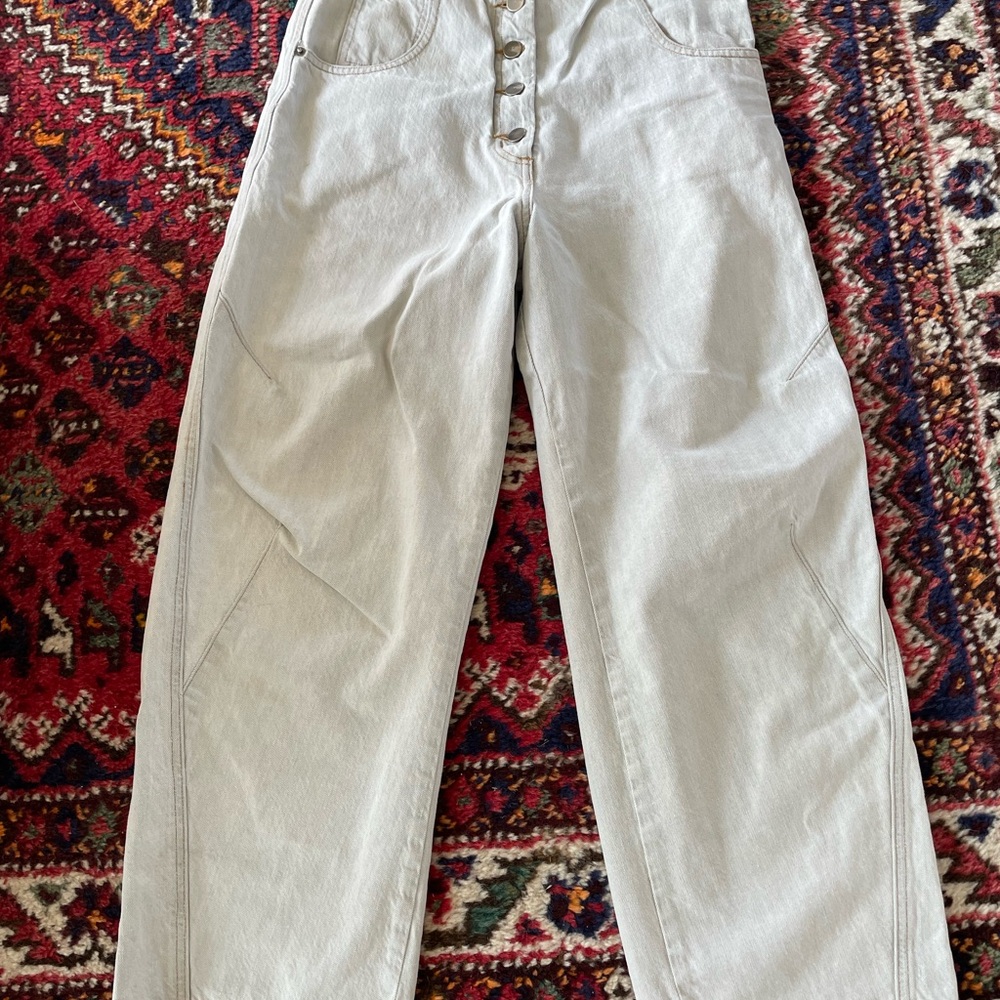 SOLD-Rachel Comey Elkin Jeans - Khaki Selinas Denim